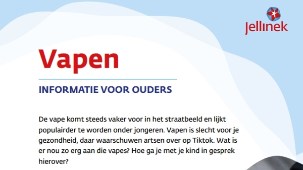 Flyer vapen voor ouders